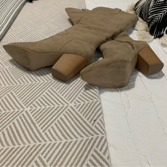 Ropa Western Knee High Boots - JustFab - Size 9 - Picture 6 of 11